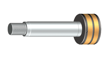 A Hänchen piston rod with sophisticated sealfriendly rod ends 