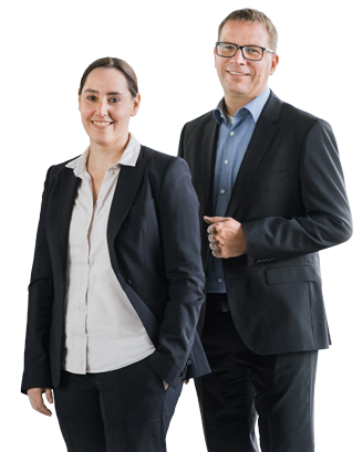 Hänchen. A family business in its third generation. Management: Tanja and Stefan Hänchen (from left)