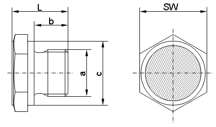 Technical data of exhaused port filters or breather vents