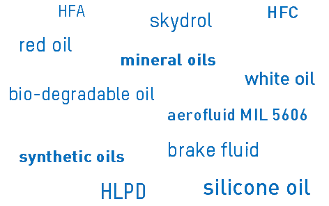 Customization for hydraulic cylinders like changing the fluid