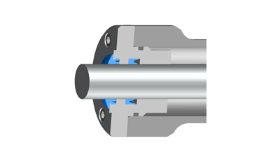  	  The guiding system metallic guide in the cover is suitable for "simple" long-stroke movement or high temperature. This guide is suitable for universal application, especially if there are no special requirements for the cylinder movement. Its most distinguishing feature is the precise guiding with low guide clearance.