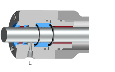 The sealing system Servofloat® in the cover with a floating gap seal is especially suitable for very sensitive and very low-friction movement. The patented floating gap seal makes for a movement with very little stick-slip. Servofloat® is also suitable for highly dynamic movement and oscillations as well as for cylinder loads with high lateral forces.