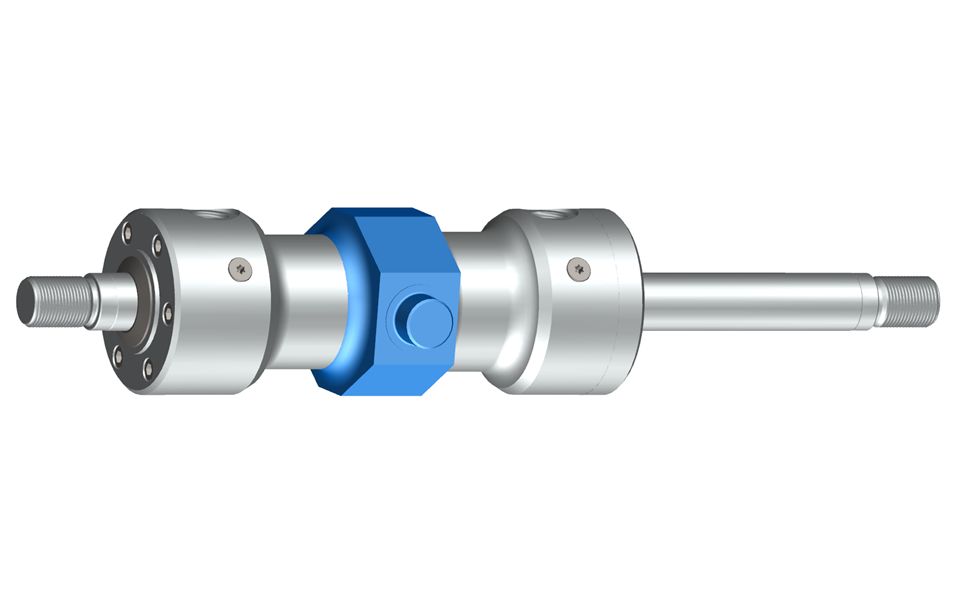  	The trunnions welded to the cylinder body can be used for cylinder mounting. This makes sure that the cylinder force is applied centrically to the fixation so that no lateral forces are generated.