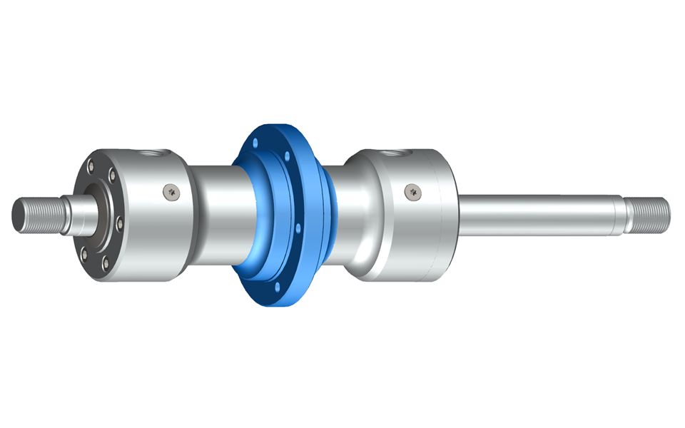  	The flange welded to the cylinder body can be used for cylinder mounting. This makes sure that the cylinder force is applied centrically to the fixation so that no lateral forces are generated.