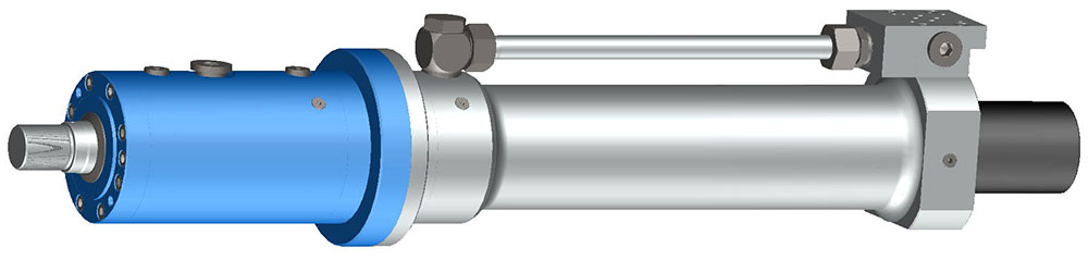 Schema mounting clamping unit Ratio-Clamp®