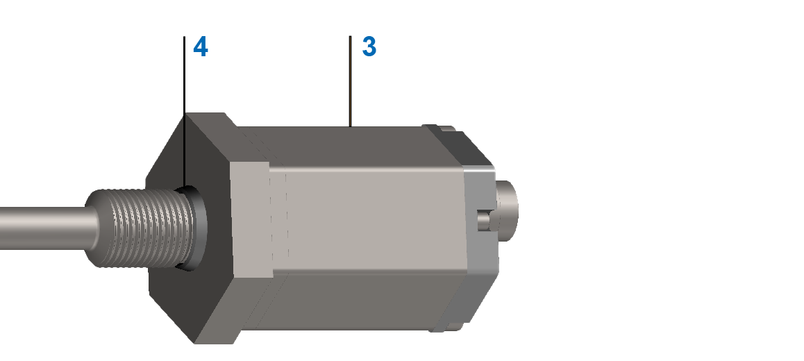 Position transducer for hydraulic cylinders